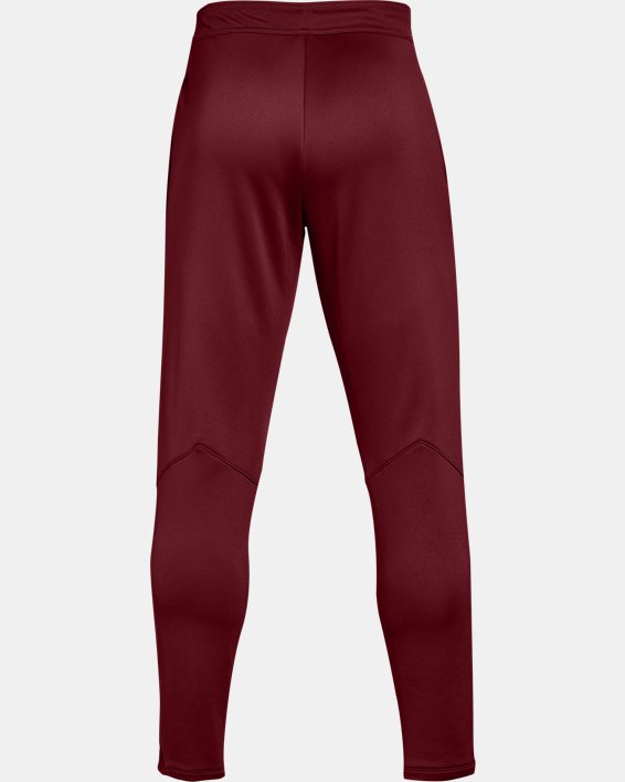 Men's UA Knit Warm-Up Pants, Red, pdpMainDesktop image number 1